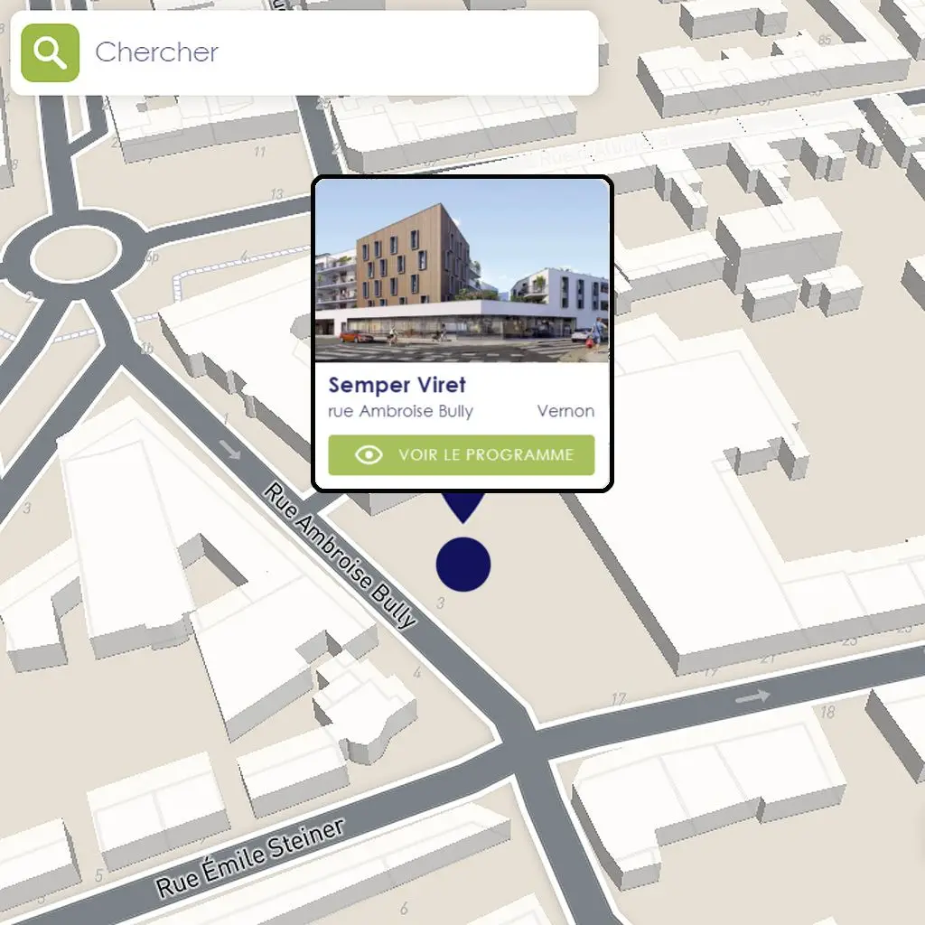 Vue cartographique